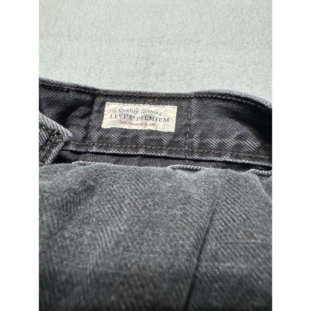 Levi's Premium Black Denim Overalls Women's Adjustable Strap Grunge Y2K Size S - Picture 7 of 16